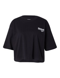 Reebok Функционална тениска 'RIE' черно / бяло