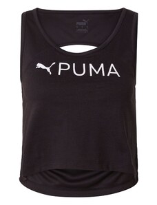 PUMA Функционална тениска 'SKIMMER' черно / бяло