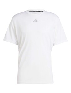 ADIDAS PERFORMANCE Функционална тениска сиво / бяло