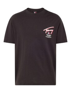Tommy Jeans Тениска червено / черно / бяло