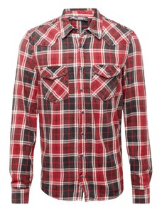 LTB Риза 'Rohan' червено / черно / бяло