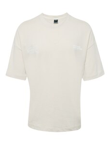 JACK & JONES Тениска 'Arch' сиво / бяло