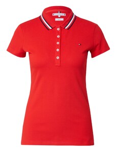 TOMMY HILFIGER Тениска морскосиньо / червено / бяло