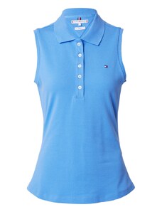 TOMMY HILFIGER Тениска '1985' морскосиньо / лазурно синьо / червено / бяло