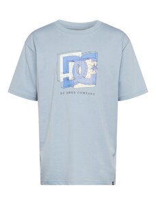 DC Shoes Тениска 'FINE ART' пастелно синьо / светлосиньо / черно / бяло