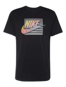Nike Sportswear Тениска 'FUTURA' светлосиво / корал / черно