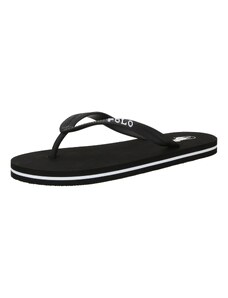 Polo Ralph Lauren Отворени обувки 'CAMINO' черно / бяло