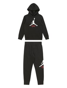 Jordan Облекло за бягане червено / черно / мръсно бяло