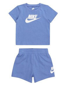 Nike Sportswear Облекло за бягане 'CLUB' опушено синьо / бяло