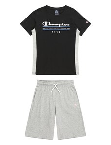 Champion Authentic Athletic Apparel Комплект синьо / сив меланж / черно / бяло