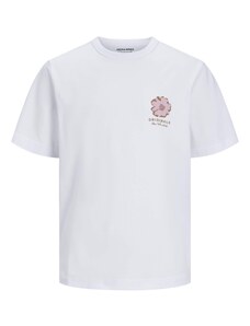 JACK & JONES Тениска 'EASTER ACTIVITY' кафяво / пепел от рози / бяло