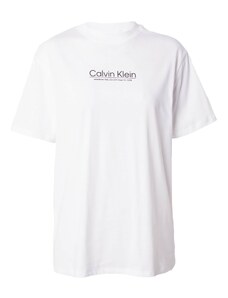 Calvin Klein Тениска 'COORDINATES' черно / бяло