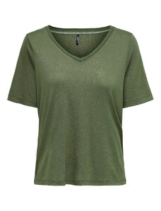 ONLY Тениска 'ELISE' зелен меланж