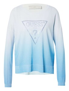 GUESS Пуловер 'IRENE' пастелно синьо / светлосиньо