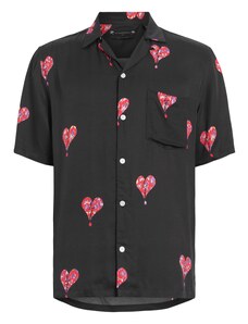 AllSaints Риза 'IKUMA BREAKUP' лавандула / червено / черно / мръсно бяло