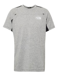 THE NORTH FACE Функционална тениска антрацитно черно / сив меланж / бяло