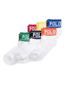 Polo Ralph Lauren Къси чорапи зелено / червено / черно / бяло