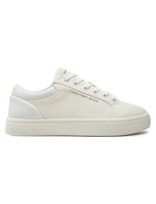 Сникърси Calvin Klein Jeans Classic Cupsole Low Lth In Dc YM0YM00976 Triple White 0K4