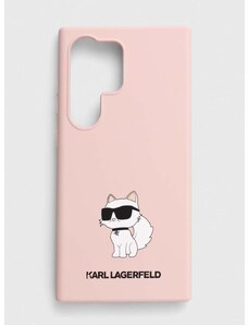 Кейс за телефон Karl Lagerfeld S24 Ultra S928 в розово