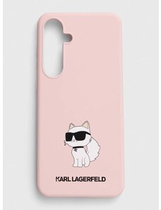Кейс за телефон Karl Lagerfeld S24+ S926 в розово