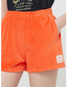 Къс панталон Billabong в оранжево с апликация с висока талия EBJNS00108