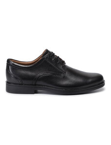 Обувки Clarks Un Aldric Lace 261326777 Black Leather