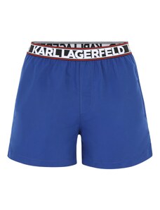 Karl Lagerfeld Шорти за плуване синя тинтява / червено / черно / бяло