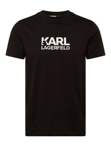 Karl Lagerfeld Тениска бежово / черно