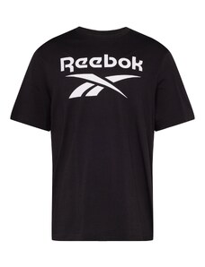 Reebok Функционална тениска черно / бяло