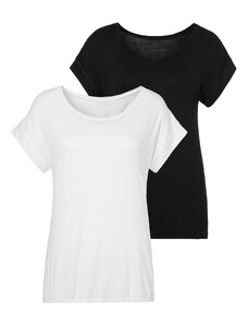 VIVANCE Тениска черно / бяло