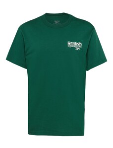 Reebok Функционална тениска зелено / бяло