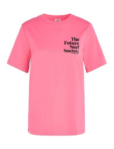 O'NEILL Тениска 'Future Surf Society' розово / черно