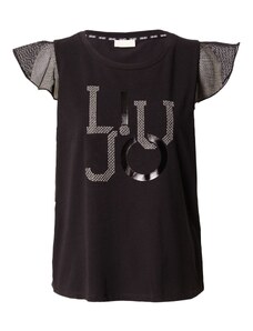 Liu Jo Тениска черно / мръсно бяло