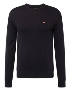 NAPAPIJRI Пуловер 'DECATUR 5' червено / черно / бяло
