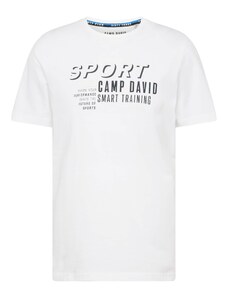 CAMP DAVID Тениска черно / бяло