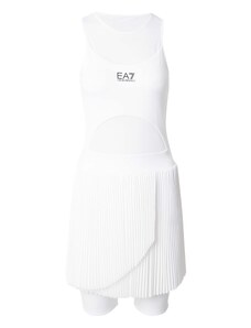 EA7 Emporio Armani Спортна рокля черно / бяло