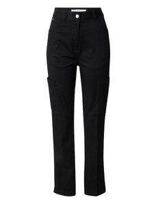 Calvin Klein Jeans Карго панталон черно / бяло