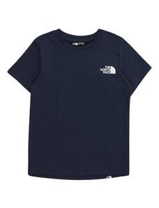 THE NORTH FACE Функционална тениска 'SIMPLE DOME' нейви синьо / бяло