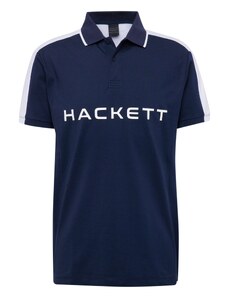 Hackett London Тениска нейви синьо / бяло
