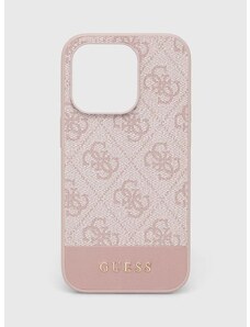 Кейс за телефон Guess iPhone 14 Pro 6,1" в розово