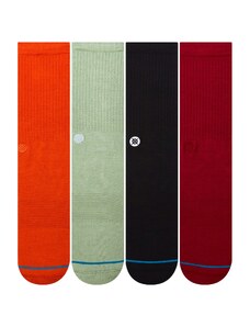 Stance Къси чорапи светлозелено / оранжево / бордо / черно