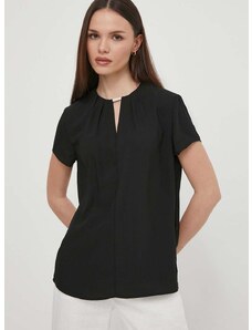 Блуза Calvin Klein в черно с изчистен дизайн K20K207062