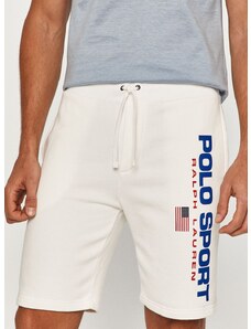 Къс панталон Polo Ralph Lauren мъжки в бяло 710835767002