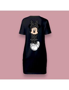 NAZAZU Дамска рокля - тениска от органичен памук в цвят по избор с кръгло деколте Sweet everyday- NZZ 6070