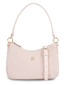 Дамска чанта Tommy Hilfiger Poppy Canvas Shoulder Bag AW0AW16111 Whimsy Pink TJQ