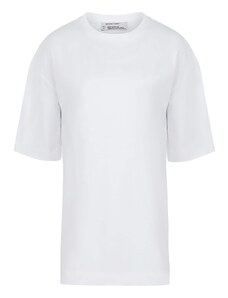 NOCTURNE Тениска оранжево / бледорозово / черно / мръсно бяло