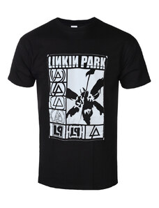 Мъжка тениска Linkin Park - Logos Rectangle - ROCK OFF - LPTS18MB