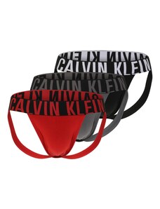 Calvin Klein Underwear Слип 'Intense Power' сиво / червено / черно / бяло