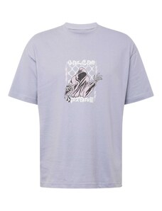 Volcom Тениска 'THUNDERTAKER' пастелнолилаво / бледорозово / черно / бяло