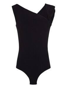 Karl Lagerfeld Блуза боди 'Asymmetric' черно
